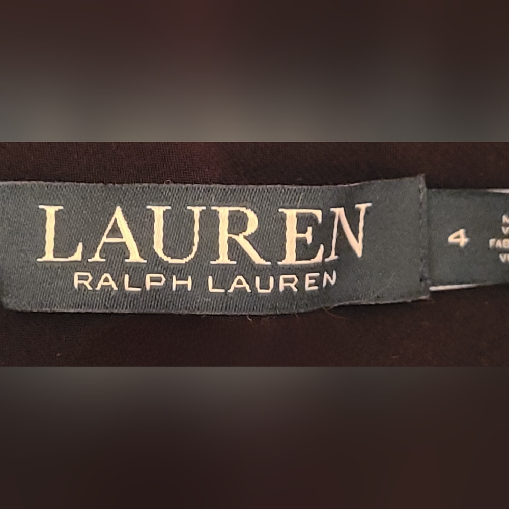 Lauren Ralph Lauren size 4 black dress - Picture 3 of 10
